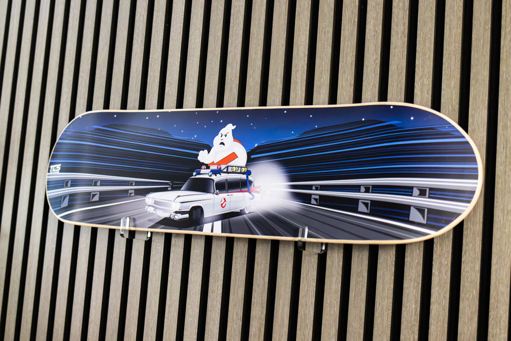 Ecto-1 Ghostbusters Skatedeck Wall Art