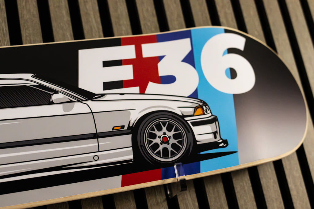 BMW E36 Skatedeck - White