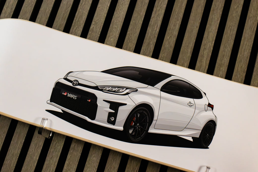 GR Yaris Wall Art Skatdeck