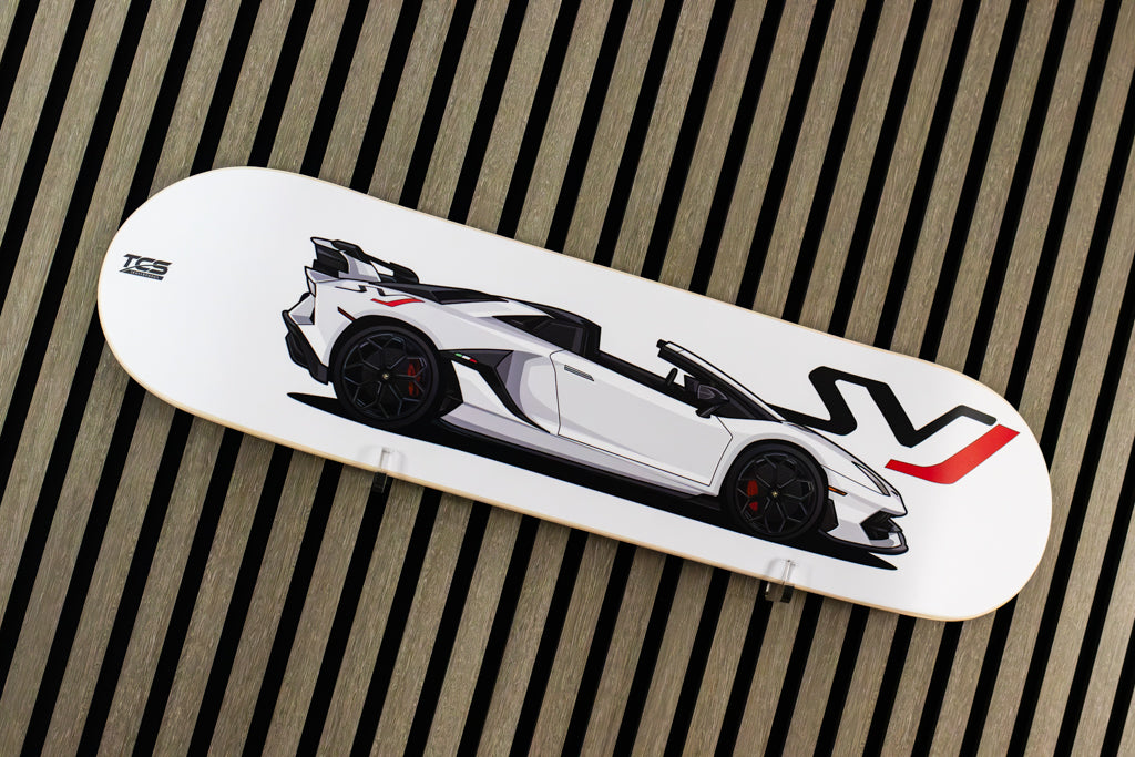 Lamborghini SVJ Skate Deck Wall Art