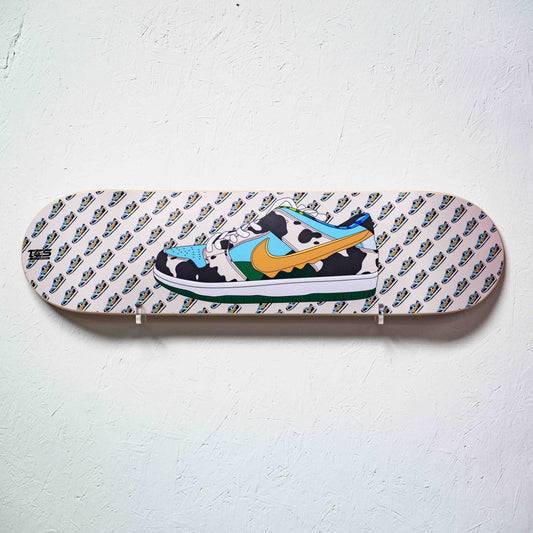 Custom Drawn Shoe Skate Deck Wall Art
