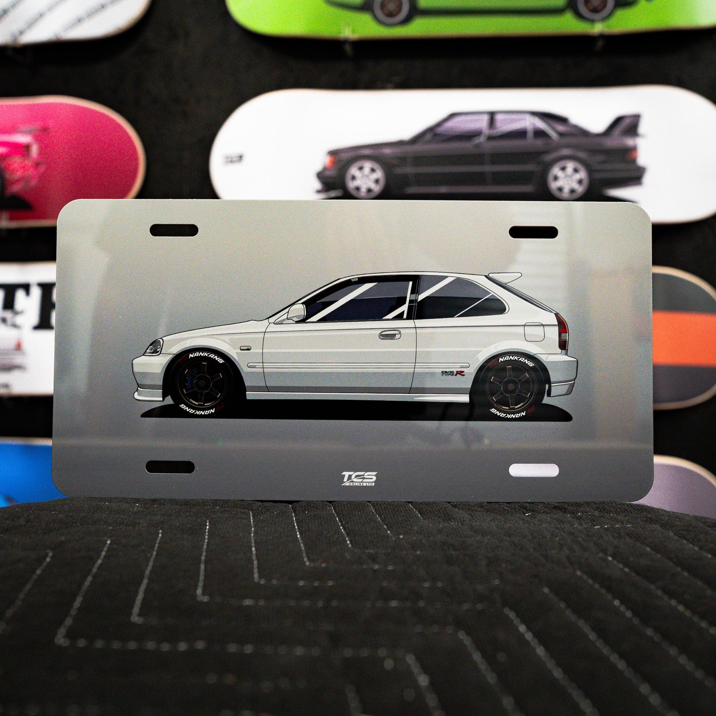 Honda Civic Type R (EK9) Licence Plate Art