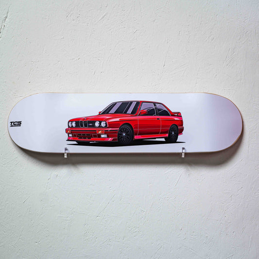 BMW E30 M3 Skate Deck Wall Art