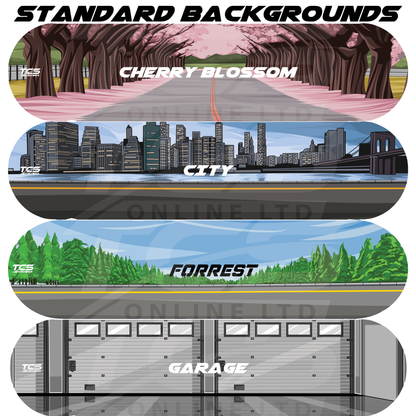 Collection of custom skateboard backgrounds