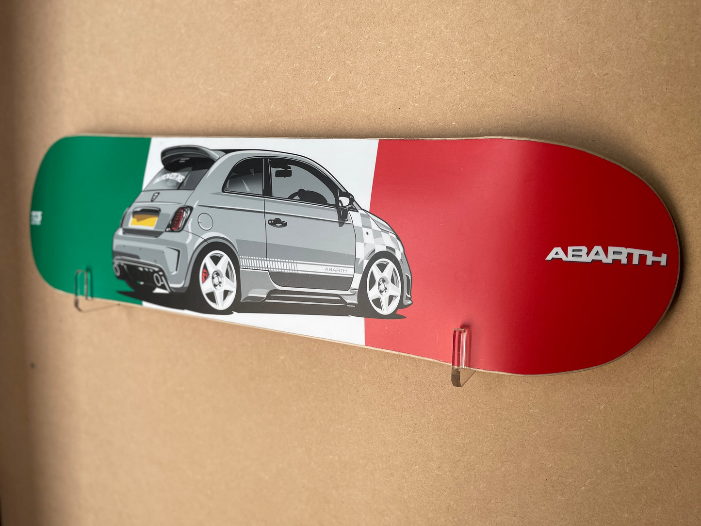 Custom car skateboard wall mount