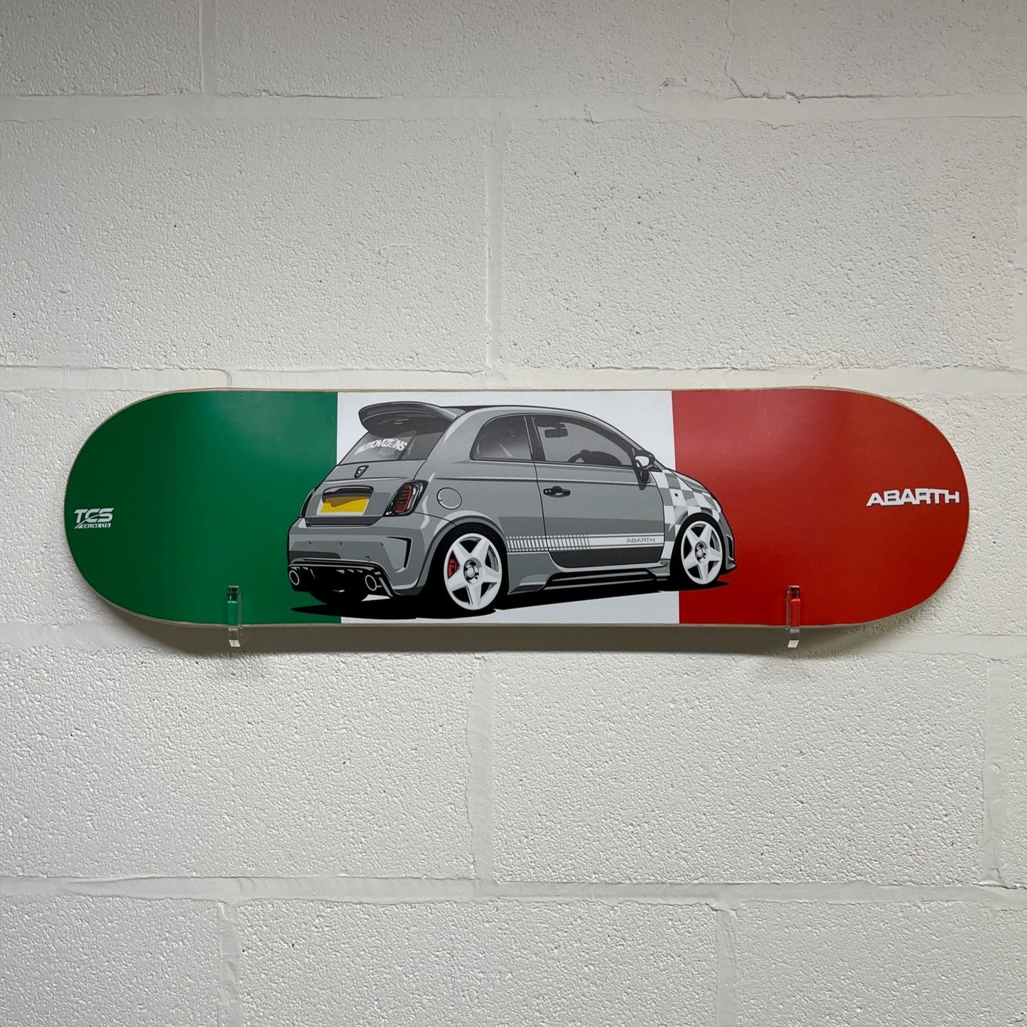 Custom car skateboard