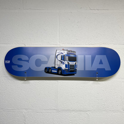 Custom Drawn Skateboard Decks + Premium Wall Mounts Bundle