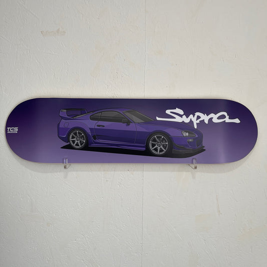 Purple Supra Skateboard Wall Art