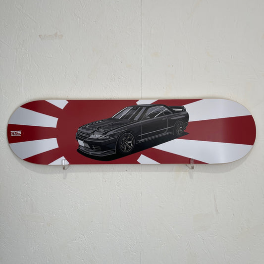 Nissan R33 Skyline Skateboard Wall Art