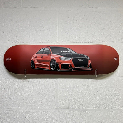 Custom car skateboard