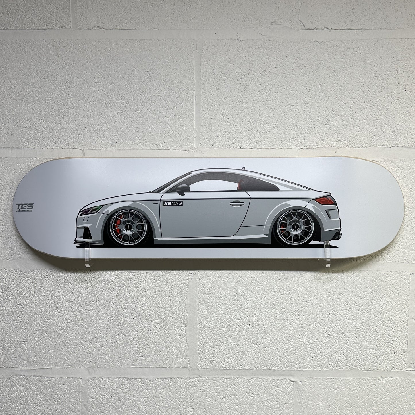 Custom Drawn Skateboard Decks + Premium Wall Mounts Bundle