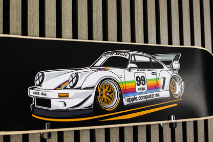 964 RWB with an iconic Apple-inspired racing livery Porsche Skateboard Deck