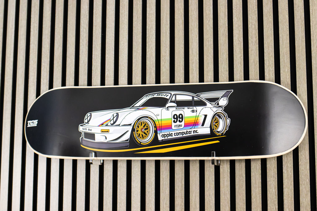 964 RWB with an iconic Apple-inspired racing livery Porsche Skateboard Deck