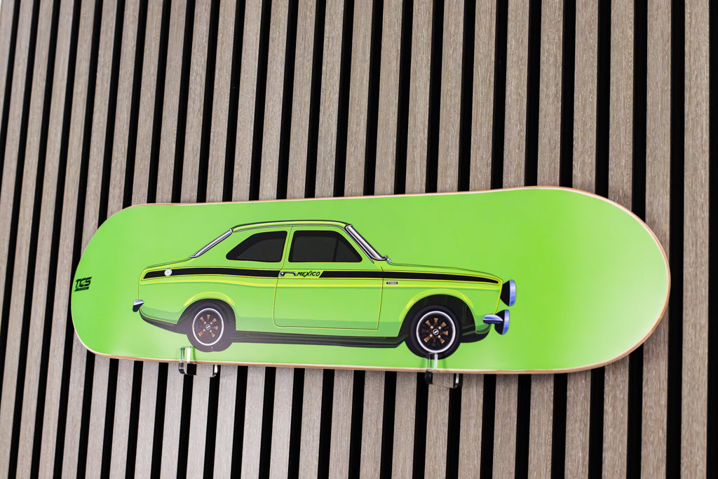 Ford Mexico skateboard wall art