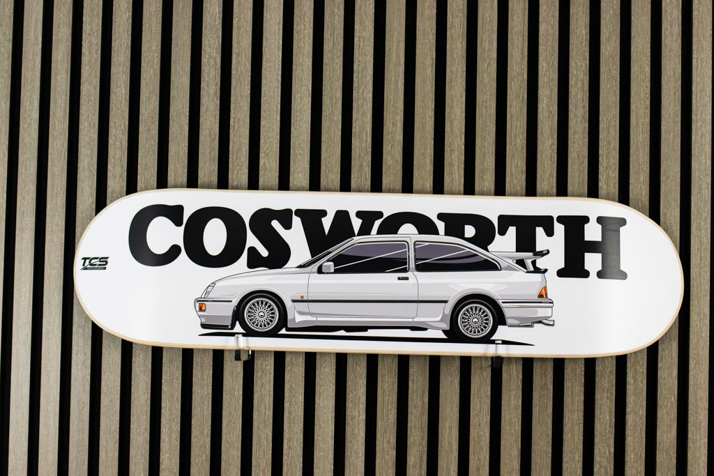 Ford Sierra Cosworth RS500 Skateboard Wall Art
