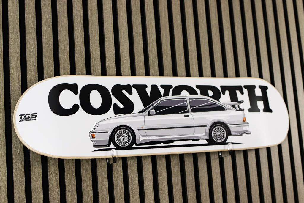 Ford Sierra Cosworth RS500 Skateboard Wall Art