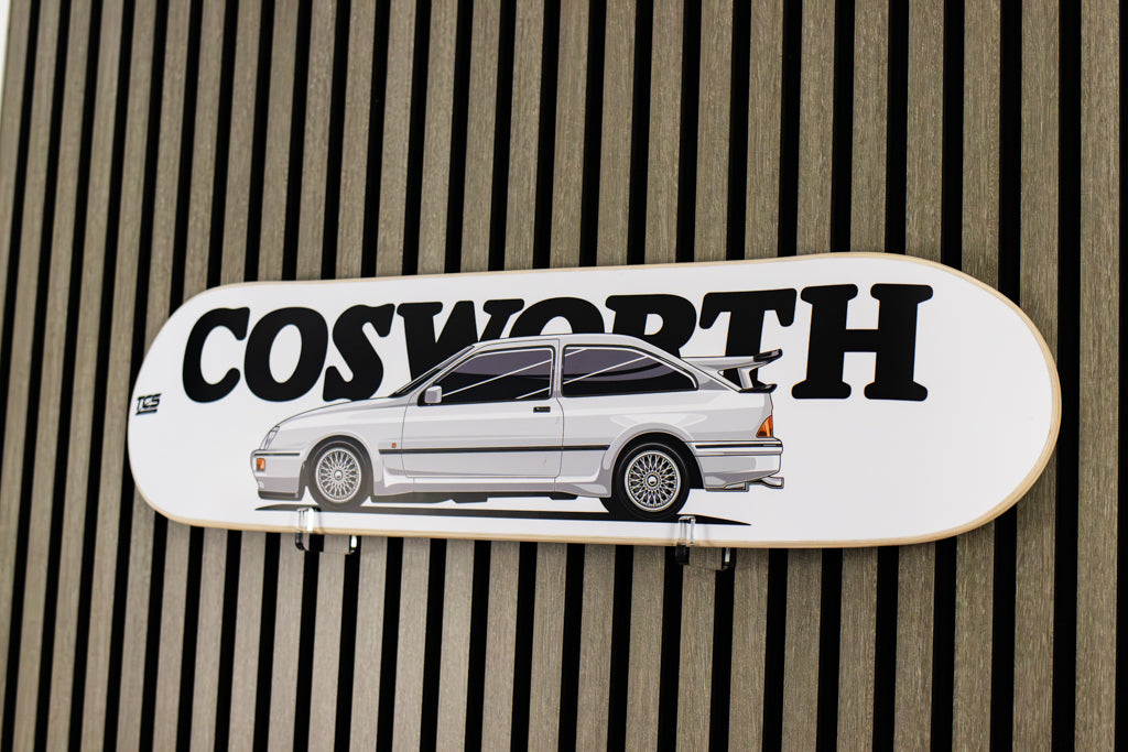 Ford Sierra Cosworth RS500 Skateboard Wall Art