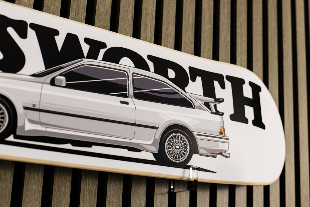 Ford Sierra Cosworth RS500 Skateboard Wall Art