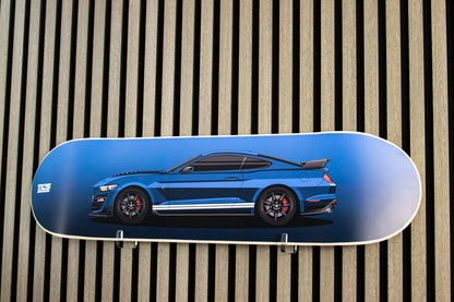Ford Mustang Shelby GT500 Skatedeck Wall Art