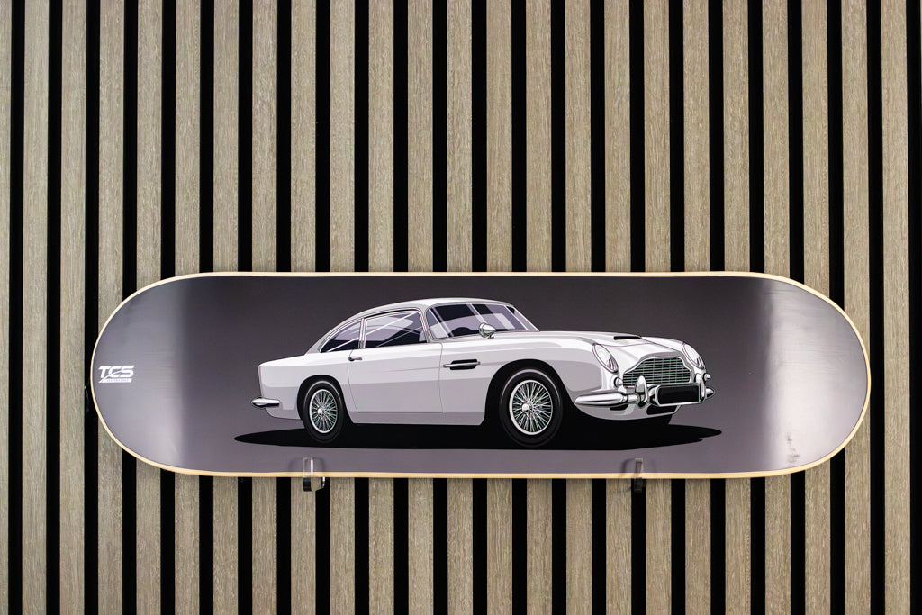 Aston Martin DB5 007 Skate Deck Wall Art