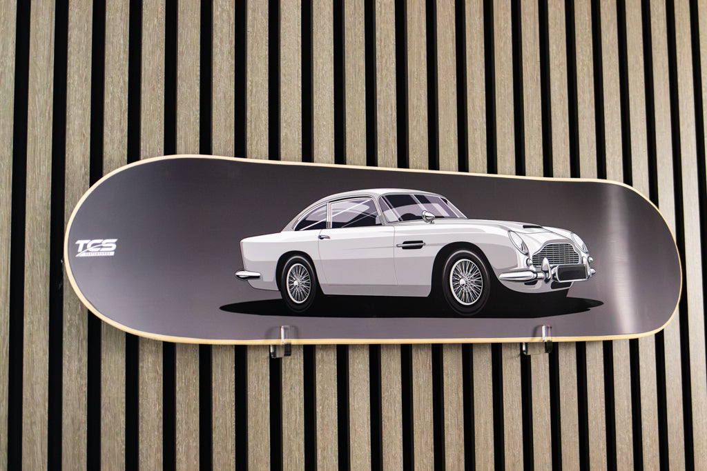 Aston Martin DB5 007 Skate Deck Wall Art