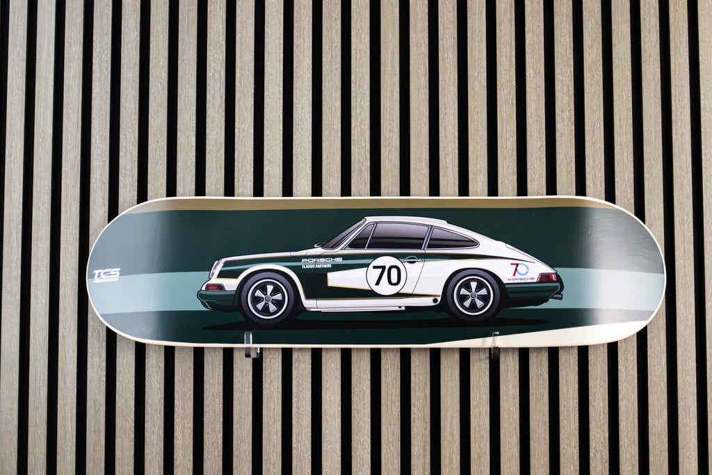 1965 Porsche 911 Race Car Skate Deck Wall Art