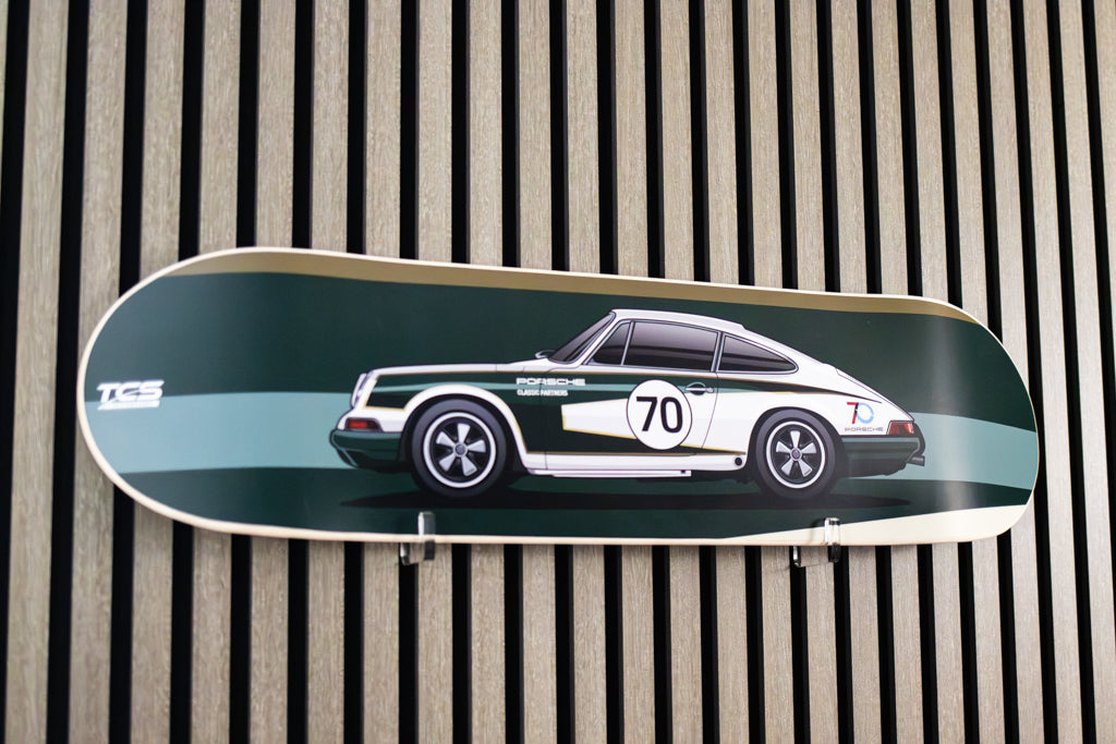 1965 Porsche 911 Race Car Skate Deck Wall Art