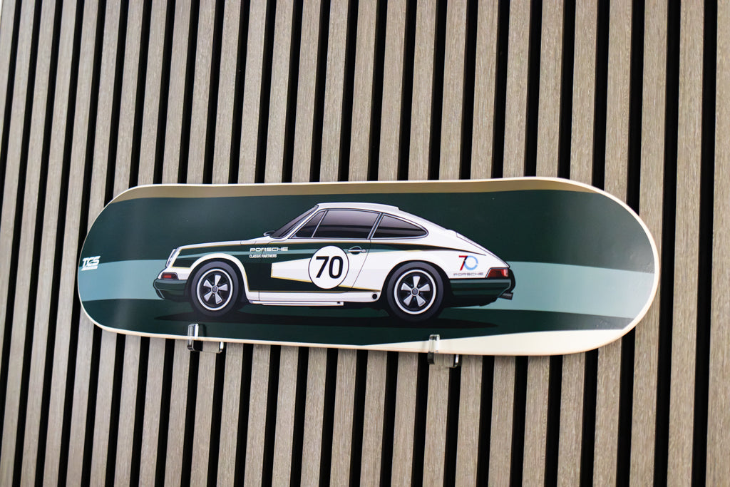 1965 Porsche 911 Race Car Skate Deck Wall Art