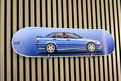 BMW E36 Skatedeck Wall Art - Blue