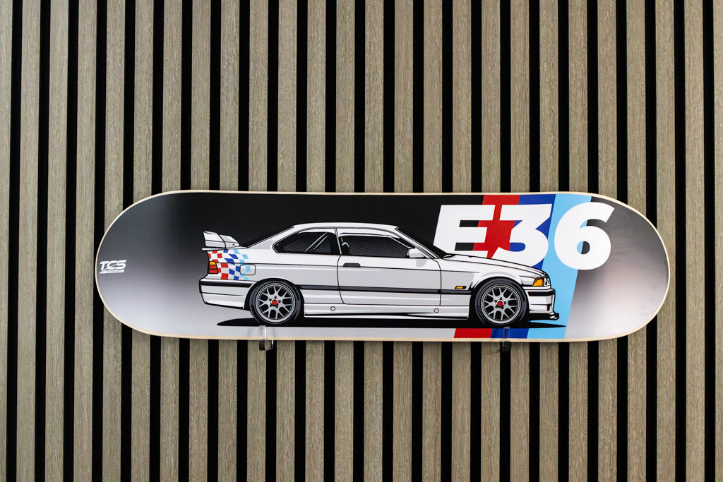 BMW E36 Skatedeck - White