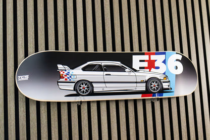 BMW E36 Skatedeck - White