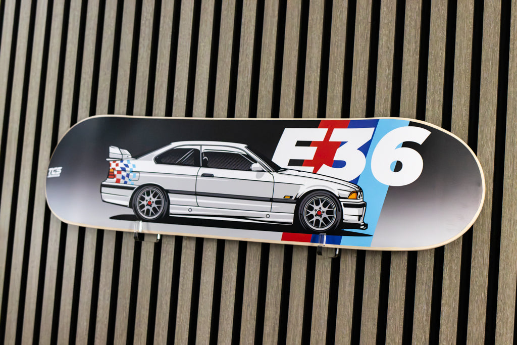 BMW E36 Skatedeck - White