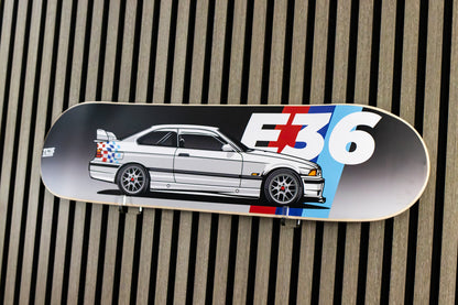 BMW E36 Skatedeck - White