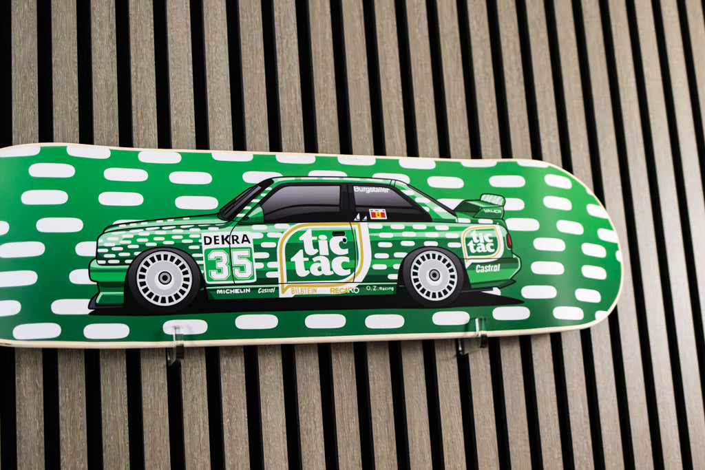 BMW E30 DTM 92 Tic Tac Design Skate Deck Wall Art