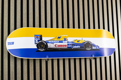 F1 Williams Race Car Skate Deck Wall Art