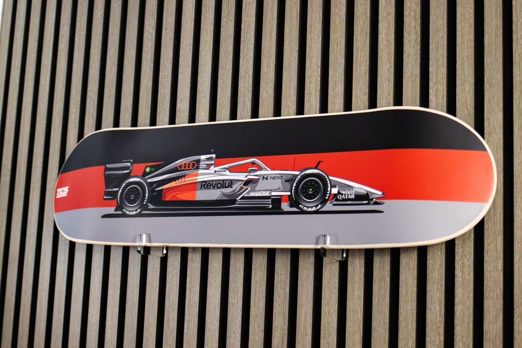 2026 Formula 1 Audi Race Car Skate Deck Wall Art