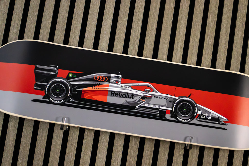 2026 Formula 1 Audi Race Car Skate Deck Wall Art