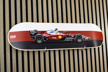 2026 Formula 1 Ferrari SF-26 Race Car Skate Deck Wall Art