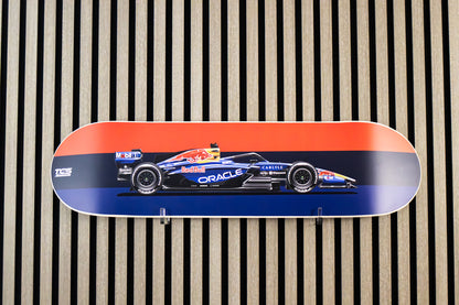 2026 Formula 1 Red Bull RB22 Race Car Skate Deck Wall Art
