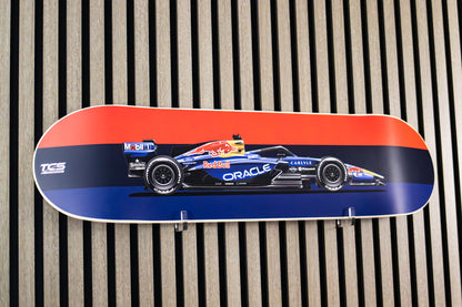 2026 Formula 1 Red Bull RB22 Race Car Skate Deck Wall Art