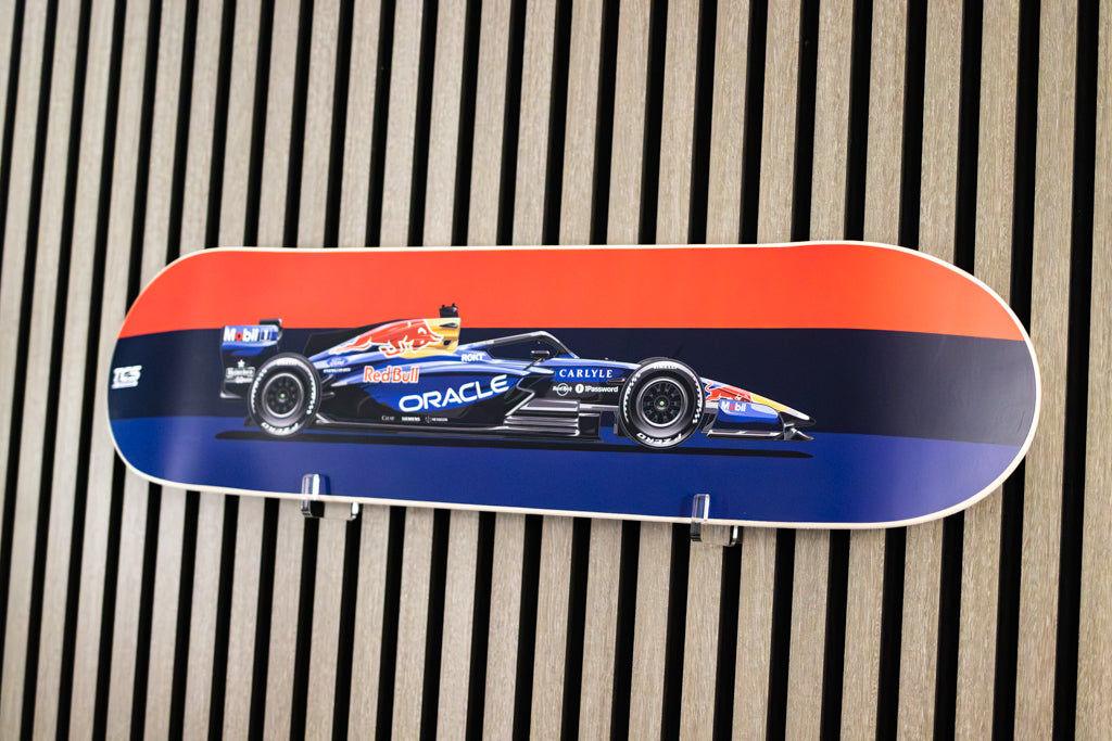 2026 Formula 1 Red Bull RB22 Race Car Skate Deck Wall Art