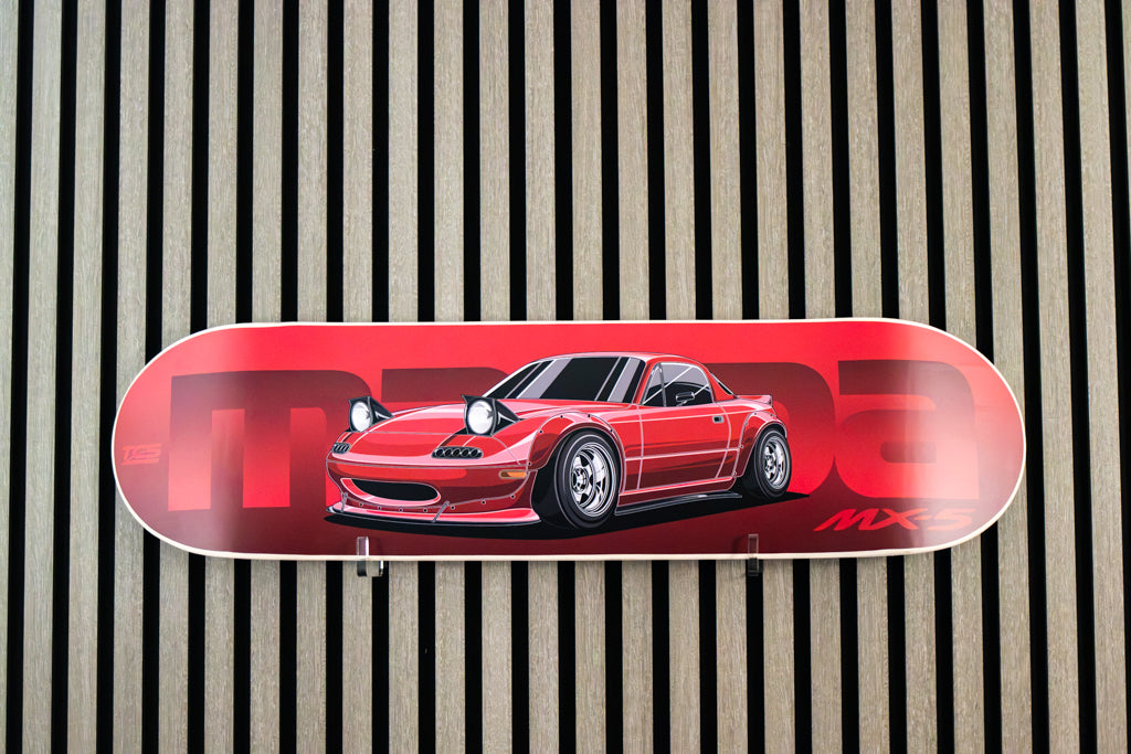Mazda MX5 (MK1) Skate Deck Wall Art