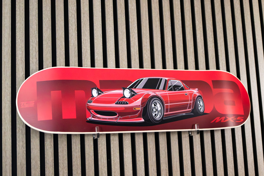Mazda MX5 (MK1) Skate Deck Wall Art