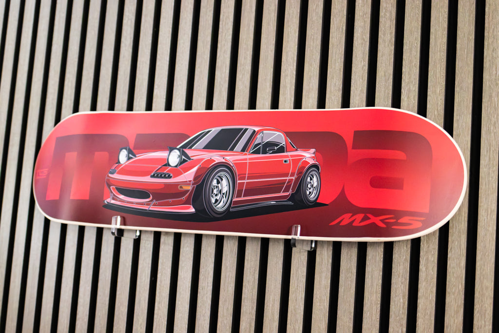 Mazda MX5 (MK1) Skate Deck Wall Art