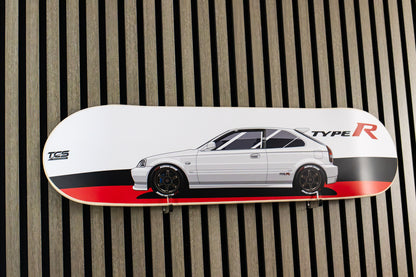 Honda Civic Type R (EK9) Skate Deck Wall Art Version 2