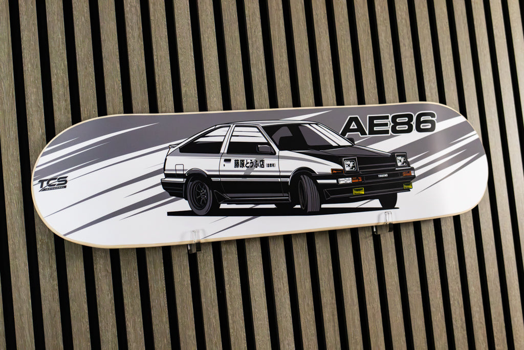 Toyota AE86 Skate Deck Wall Art