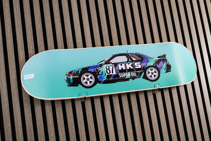 Skyline GT-R R32 HKS Skate Deck Wall Art