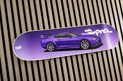 Purple Supra Skate Deck Wall Art