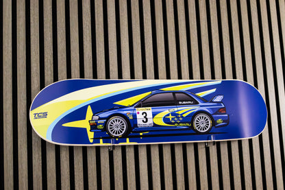1999 Subaru Impreza WRC99 Rally Car Skate Deck Wall Art