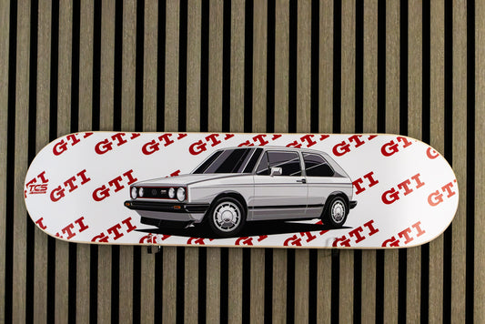 VW Golf (Mk1) GTI Skate Deck Wall Art